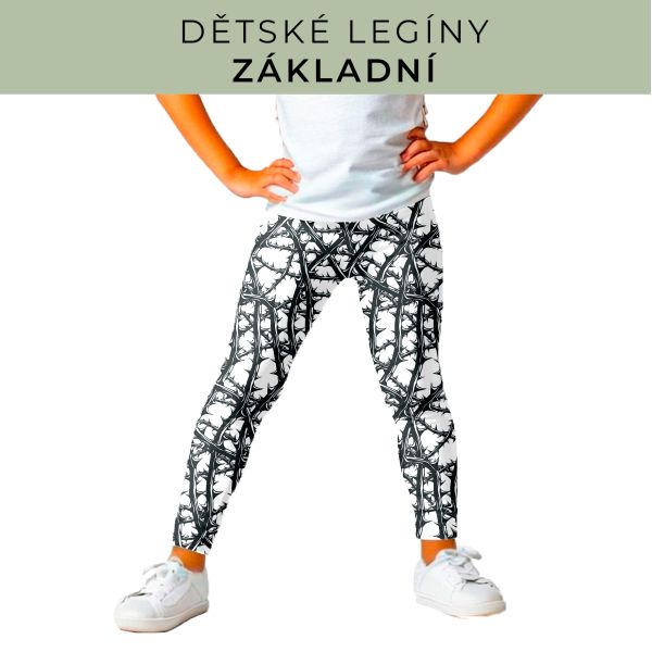 DĚTSKÝ střih - legíny základní