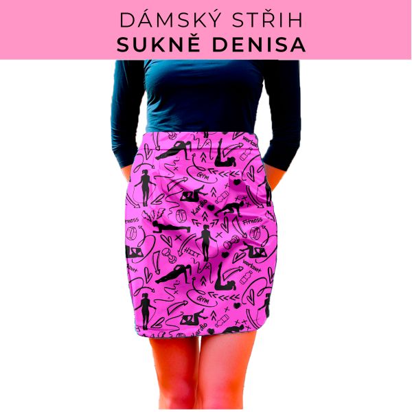 Dámský střih - Dámská sukně Denisa