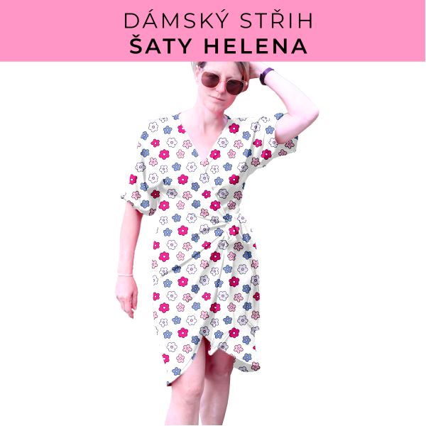 Dámský střih na šaty  Helena