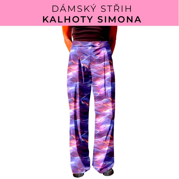 Dámský střih - kalhoty Simona