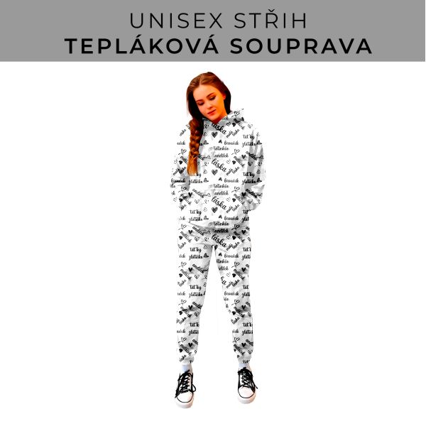 DÁMSKÝ střih - SET mikina a tepláky 