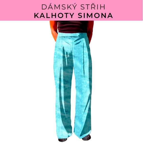 Dámský střih - kalhoty Simona