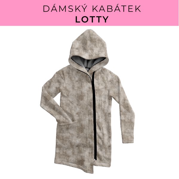 DÁMSKÝ střih - Kabátek Lotty