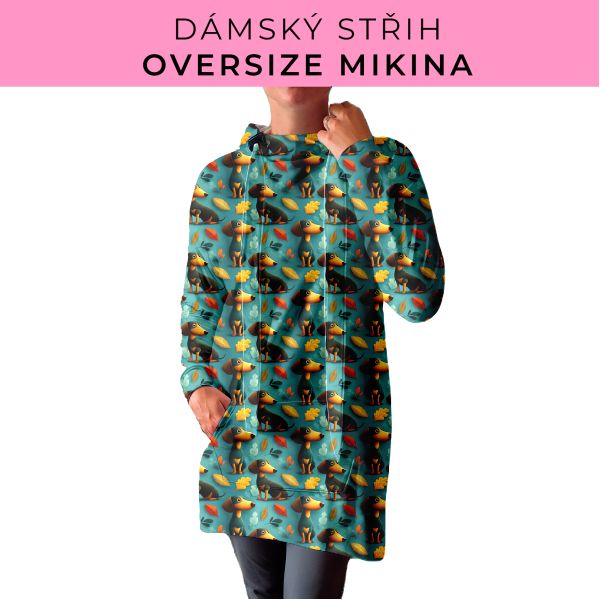 DÁMSKÝ střih - Oversize mikina