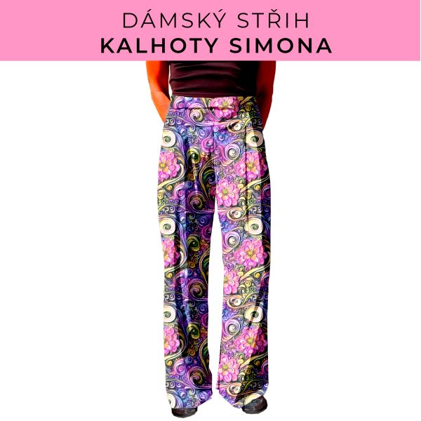 Dámský střih - kalhoty Simona