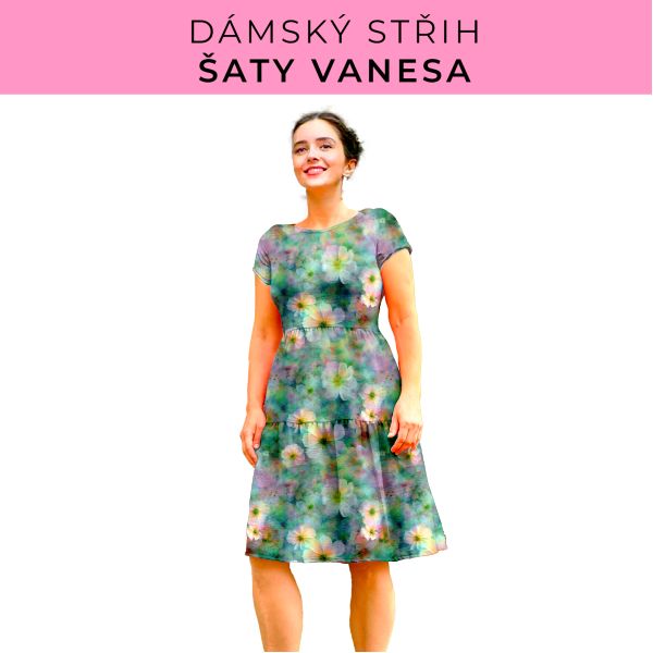 Dámský střih šaty Vanesa