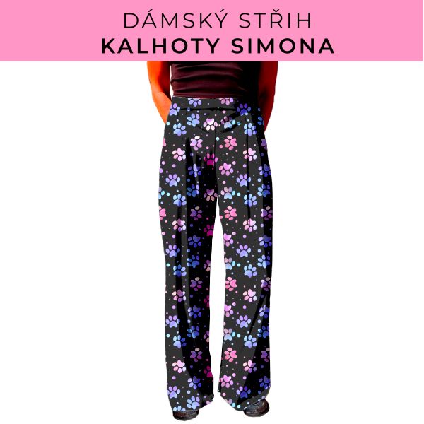 Dámský střih - kalhoty Simona