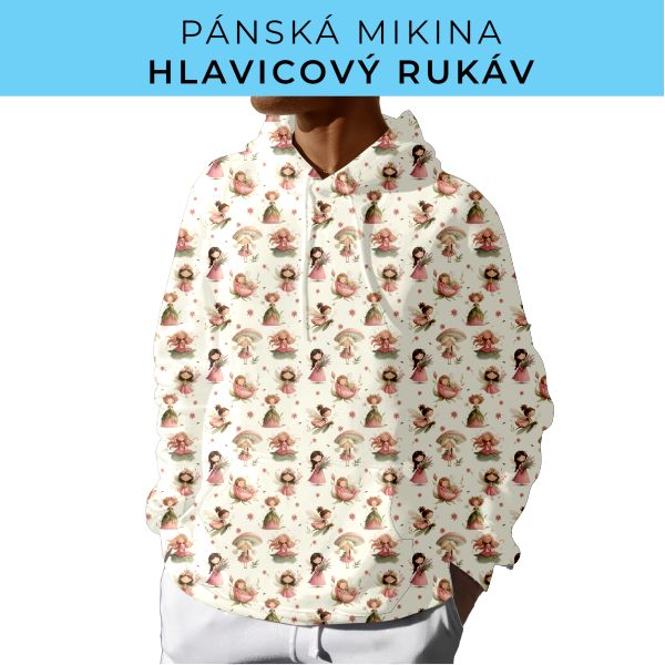 PÁNSKÝ střih - mikina s kapucí