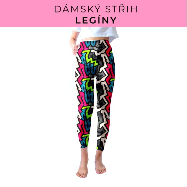 DÁMSKÝ střih - legíny SPORT - SLIM FIT
