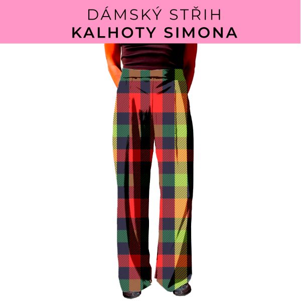 Dámský střih - kalhoty Simona