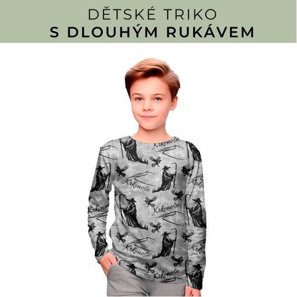DĚTSKÝ střih - triko dlouhý rukáv