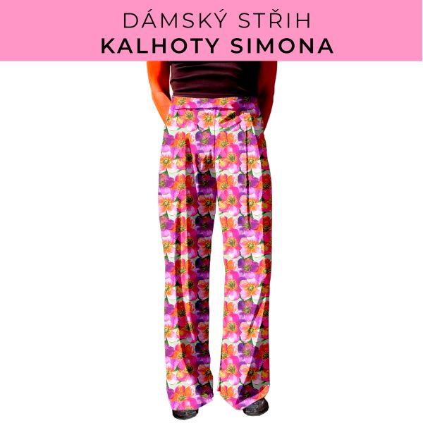 Dámský střih - kalhoty Simona