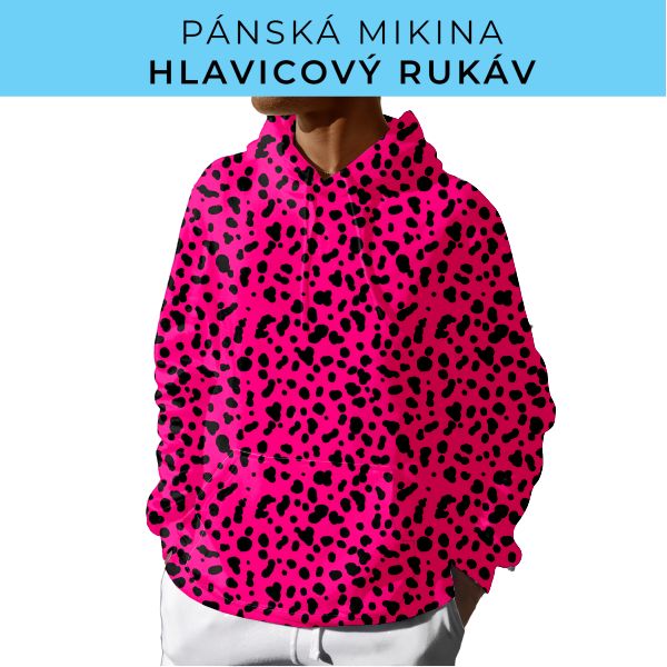 PÁNSKÝ střih - mikina s kapucí