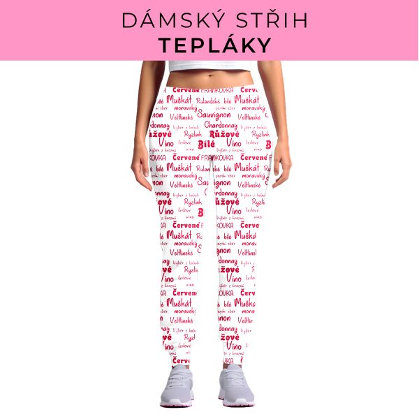 DÁMSKÝ střih - tepláky