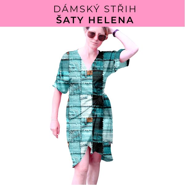 Dámský střih na šaty  Helena