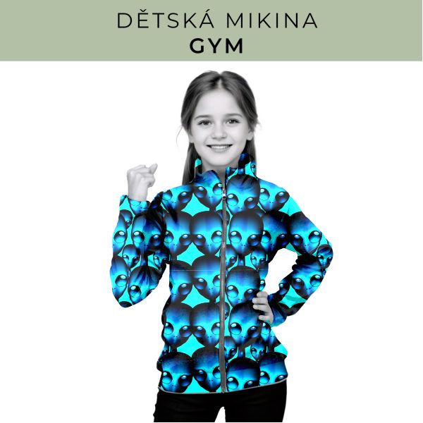 Dětská střih - mikina GYM