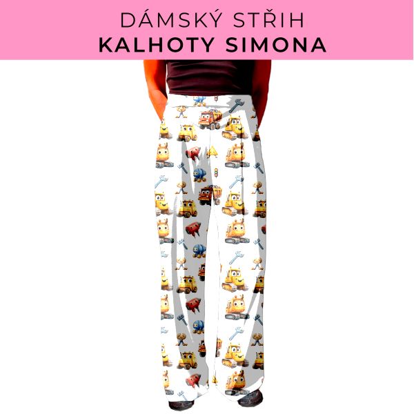 Dámský střih - kalhoty Simona