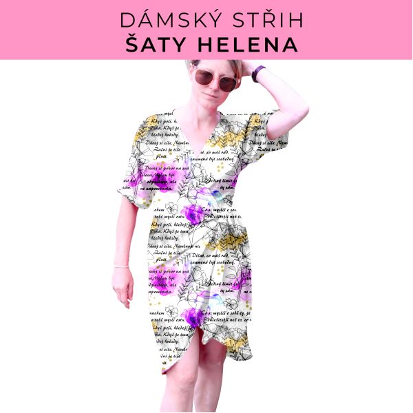 Dámský střih na šaty  Helena