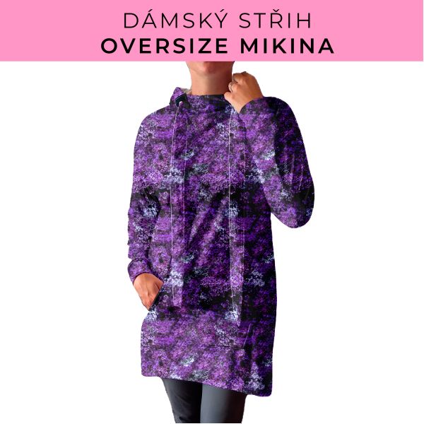 DÁMSKÝ střih - Oversize mikina