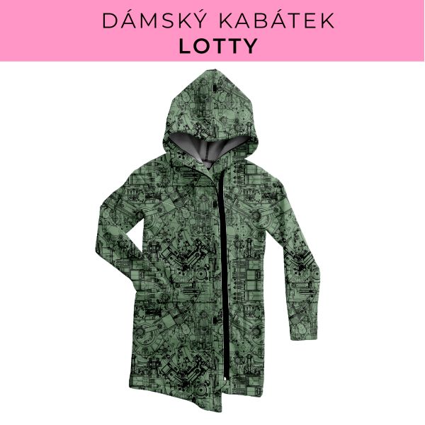 DÁMSKÝ střih - Kabátek Lotty
