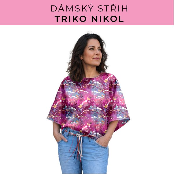 Dámský střih -  triko Nikol
