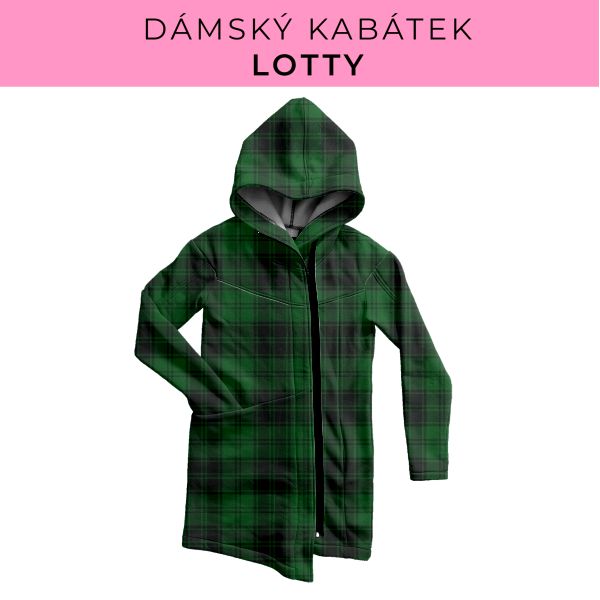 DÁMSKÝ střih - Kabátek Lotty