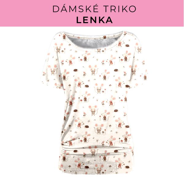 DÁMSKÝ střih - Triko Lenka
