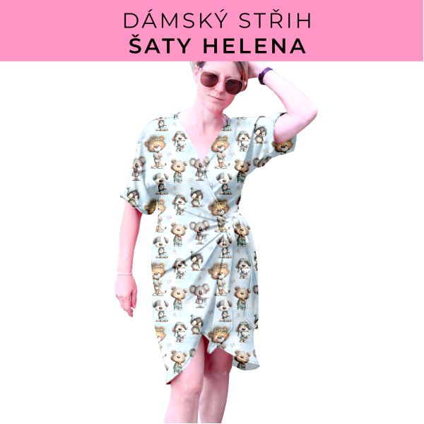 Dámský střih na šaty  Helena