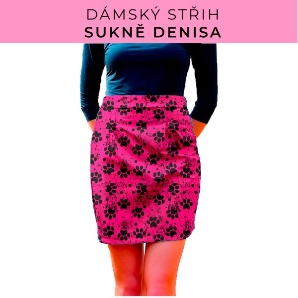 Dámský střih - Dámská sukně Denisa