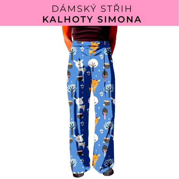 Dámský střih - kalhoty Simona