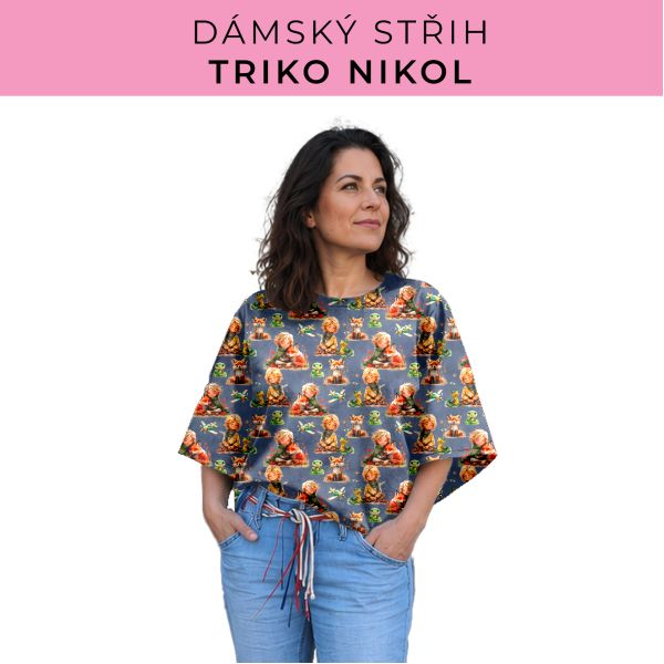 Dámský střih -  triko Nikol