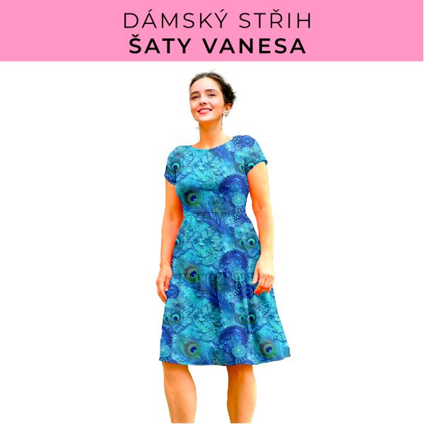 Dámský střih šaty Vanesa