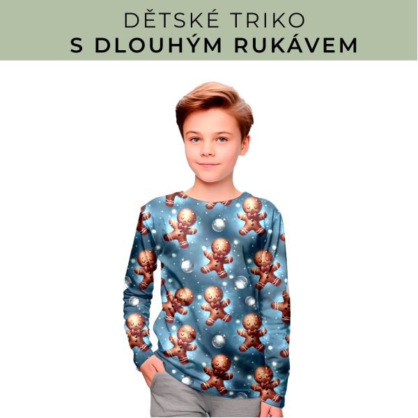 DĚTSKÝ střih - triko dlouhý rukáv