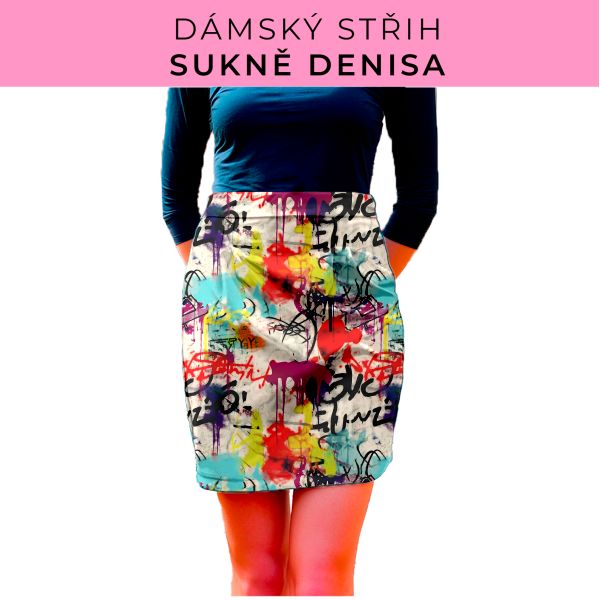 Dámský střih - Dámská sukně Denisa