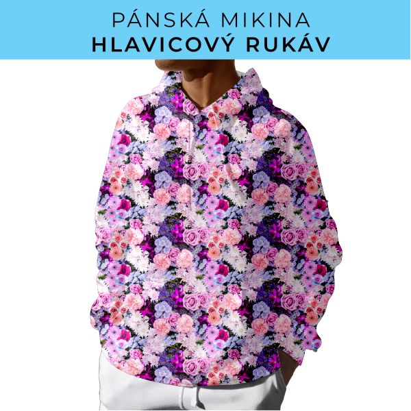 PÁNSKÝ střih - mikina s kapucí