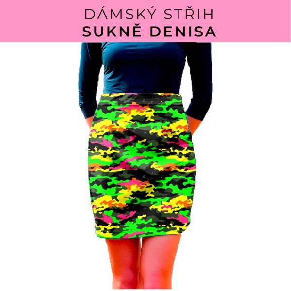 Dámský střih - Dámská sukně Denisa