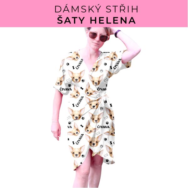 Dámský střih na šaty  Helena