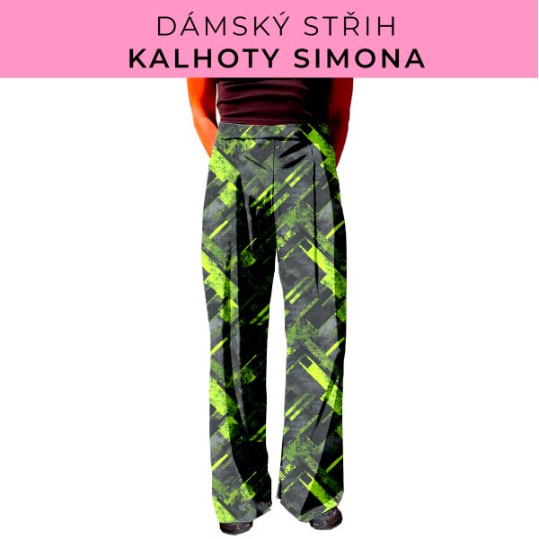 Dámský střih - kalhoty Simona