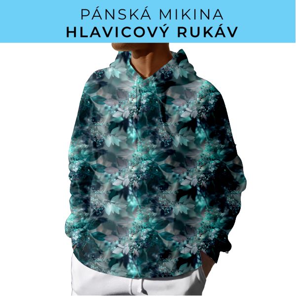 PÁNSKÝ střih - mikina s kapucí