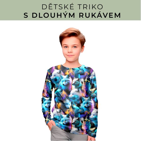 DĚTSKÝ střih - triko dlouhý rukáv