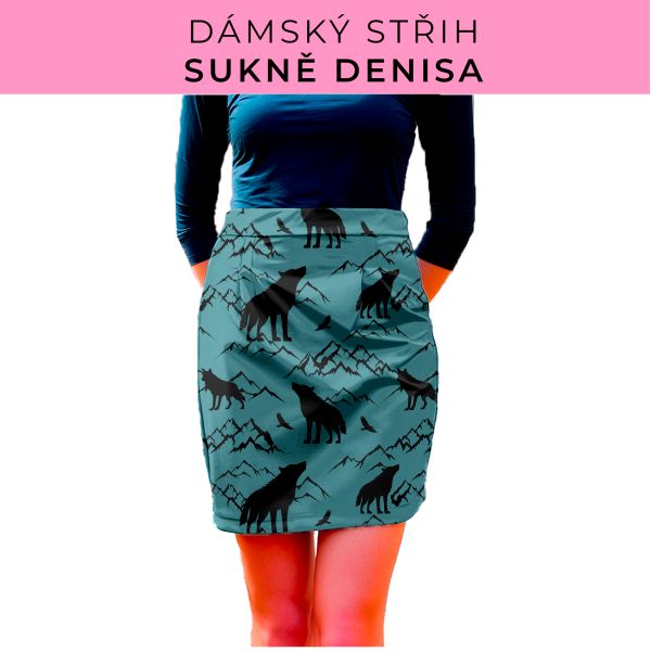 Dámský střih - Dámská sukně Denisa