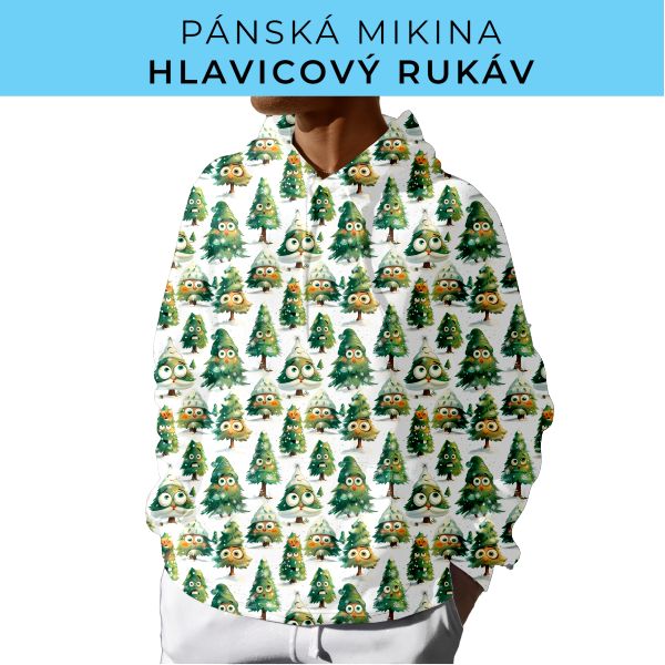 PÁNSKÝ střih - mikina s kapucí