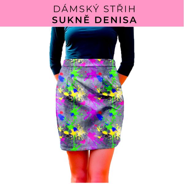 Dámský střih - Dámská sukně Denisa