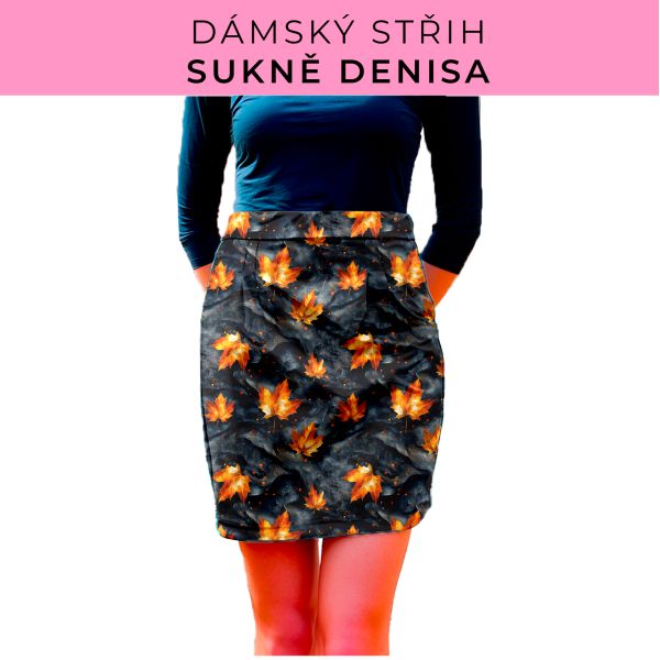 Dámský střih - Dámská sukně Denisa