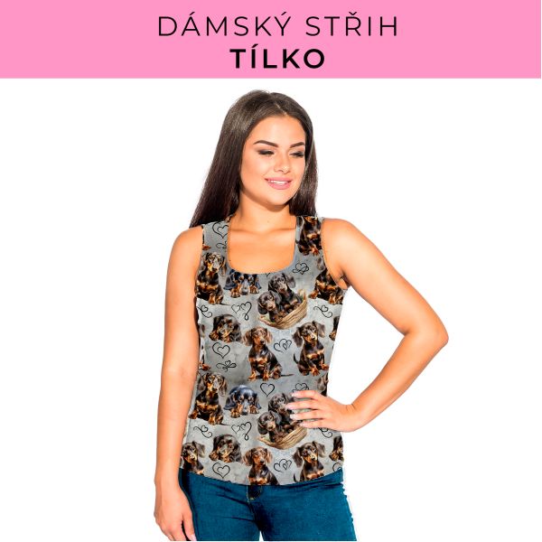 DÁMSKÝ střih - Tílko a kalhoty 