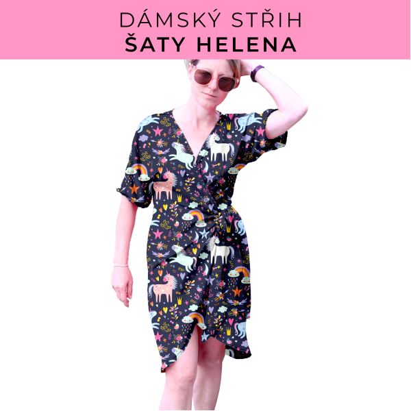 Dámský střih na šaty  Helena