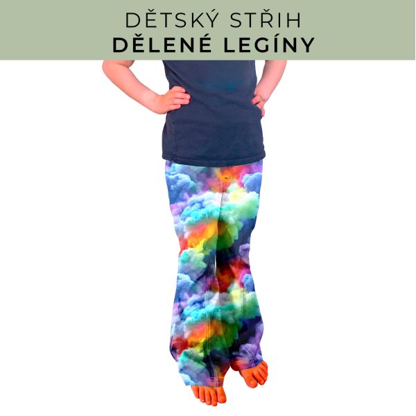 Dětský střih - Dělené legíny