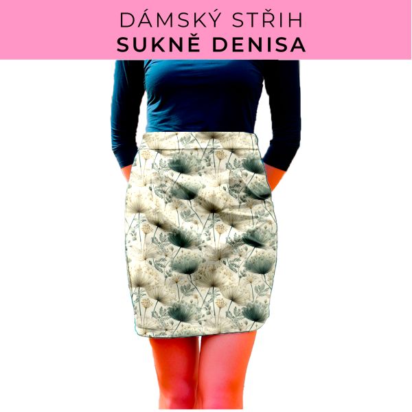 Dámský střih - Dámská sukně Denisa
