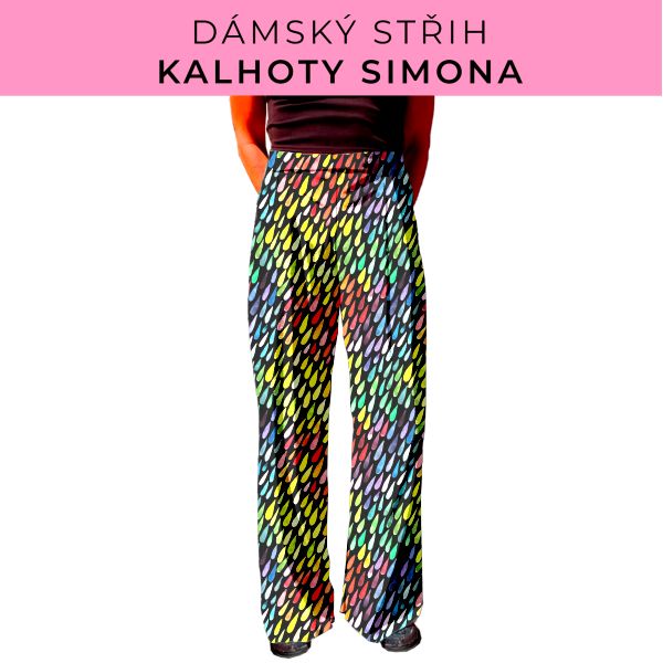 Dámský střih - kalhoty Simona