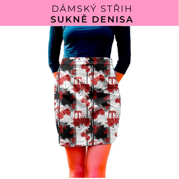 Dámský střih - Dámská sukně Denisa